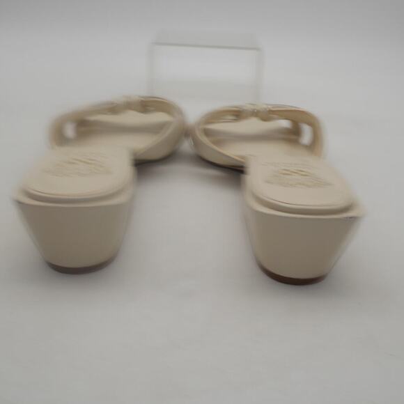 NEW Vince Camuto Women's 7 Selaries Block Heel Sandals Cream Warm Vanilla no Box - Picture 5 of 9